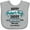 AC-Heather Grey, variant on Inktastic Happy Father's Day Best Ever Boys or Girls Baby Bib