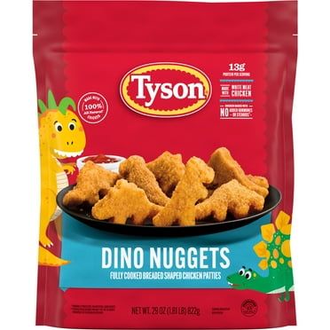 Tyson Dino Chicken Nuggets, 29 oz (Frozen, Fully Cooked)