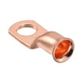 thumbnail image 5 of 1 Set 2 AWG-3/8" Car Battery Cable Ends Tubular Ring Terminals Connectors with Heat Shrink Tubing Copper Tone, 5 of 6
