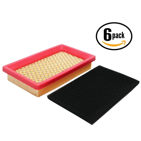 6-Pack Replacement Kohler 14 083 04-S Air Filter and Pre Cleaner - Compatible Kohler 1408301-S1 Filter & Pre-Filter
