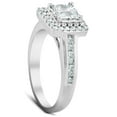 thumbnail image 3 of Empire Jewel Princess Cut Excellent 1.8 Ct Diamond Ring For Women's - 14K White Gold Over Wedding Anniversary Rings - Engagement Wedding Eternity Rings For Women's - Birthday Gifts for Women's, 3 of 7