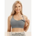 thumbnail image 2 of HBlife 3 Pack Seamless Nursing Sports Bra Support Yoga Maternity Bras Pregnancy Sleep Bralette.Criss-Cross, 2 of 7