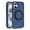 Blue, variant on Compatible for iPhone 17 Stand Case, Slim Shockproof Protective Rotating Magnetic Ring Bracket Classic PU Leather Phone Cover for iPhone 17, Darkgreen
