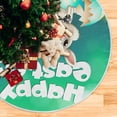 thumbnail image 5 of RYLABLUE Joyeuses Pâques Jupe de Sapin de Noël pour Décoration de Fête Intérieure Extérieure 48 Pouces, 5 of 5