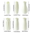 thumbnail image 6 of Dserhfy Imitation Ceramic Plastic Vase Budget-friendly Decorative Plastic White Vase Flower Arrangement Decoration, 6 of 8