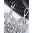 thumbnail image 4 of Aislor Kids Girls Sparkly Sequin Dance Crop Tops Tank Camisole Straps Cami Shirts Vest for Jazz Hip Hop Street Dance, 4 of 7