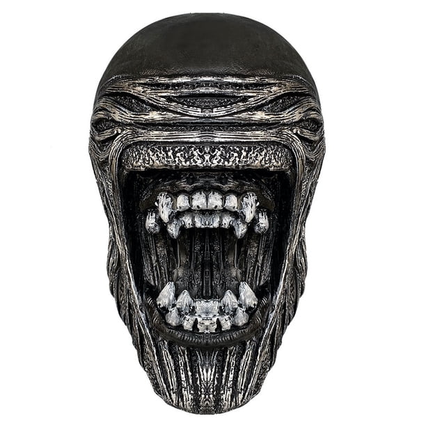 Casco de látex para cosplay de Alien Predators con máscara de Halloween