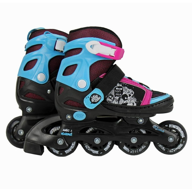 Kryptonics Sparkle Youth Size 1013 Inline Roller Skates Rollerblades