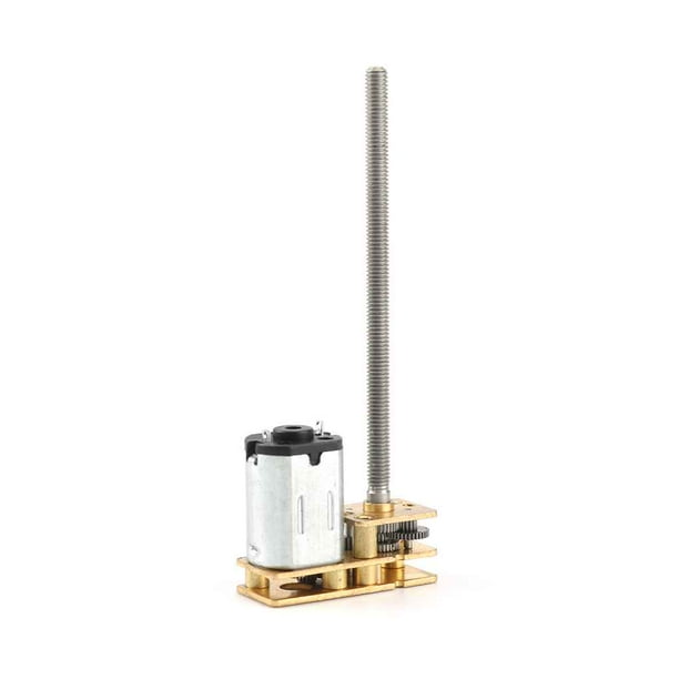 Motor de engranaje N20 de rosca larga de 6 V M3x55 Motor de metal autobloqueante invertido para abridor de ventana y elevador de puerta Speravity WJ1207-07