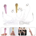 thumbnail image 1 of COOPHYA 2Pcs Small Portable Microphone for Phone and Tablet Recording Singing Assorted Colors, 1 of 8