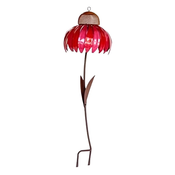 ACDANC Squirrel Proof Unbreakable Pole Bird Feeder Bird Feeder Pole,Red