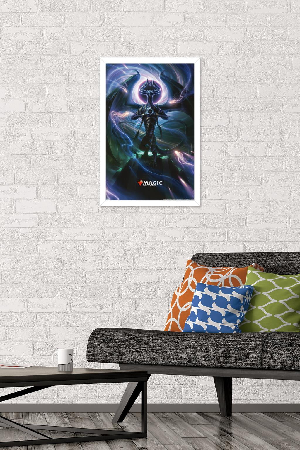 Magic The Gathering - Dragon God Wall Poster, 14.725" x 22.375" Framed