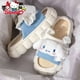 thumbnail image 5 of Zapatillas MINISO Melody Kuromi Hello Kitty Cinnamoroll Pochacco de lino para el hogar, pantuflas de temporada antideslizantes y transpirables con parte inferior suave y gruesa, 5 of 5