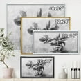 thumbnail image 4 of Designart Monochrome Still Life Of Flowers In A Vase FLOAT FRAME WALL ART, 4 of 4