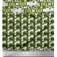 thumbnail image 1 of Soimoi Cotton Jersey Fabric Geometric Cube,Leaves & Floral Artistic Print Fabric by Yard 58 Inch Wide, 1 of 1