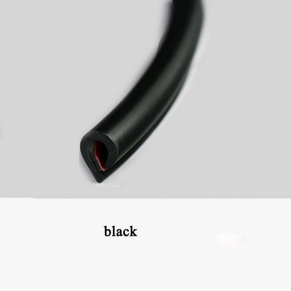 5 Meter U Shape Rubber Weatherstrip Car Door Edge Guard Molding Trim Seal Strip