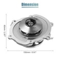 thumbnail image 7 of Unique Bargains Water Pump Replacement AW5103 for Buick LaCrosse 2005-2008 for Chevrolet Impala 2012, 7 of 7