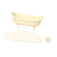 thumbnail image 4 of Accesorios de baño para casa de muñecas en miniatura, modelo de bañera, decoración de muebles en miniatura, juguete para habitación de casa de muñecas, 1:12 Juego de bañera, 4 of 9
