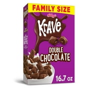 Kellogg's Krave Double Chocolate Cold Breakfast Cereal, 16.7 oz