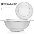 thumbnail image 3 of WHAMVOX  Fine Mesh Oil Strainer Kitchen Strainers Stainless Steel Silver, 3 of 8