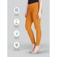 thumbnail image 2 of Stylesindia Women Leggings Breathable Women Wear Versatile Tights for Women Elastic Waistband Comfort Lady Leggings (Cotton, Musturd), 2 of 4