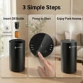 thumbnail image 5 of GentleJet LiteMist Waterless Nebulizing Essential Oil Diffuser  Cold Air Aromatherapy, USB-C Cordless 2000mAh Battery, Aluminum Portable for Home Office Car, 20ml, 5 of 9