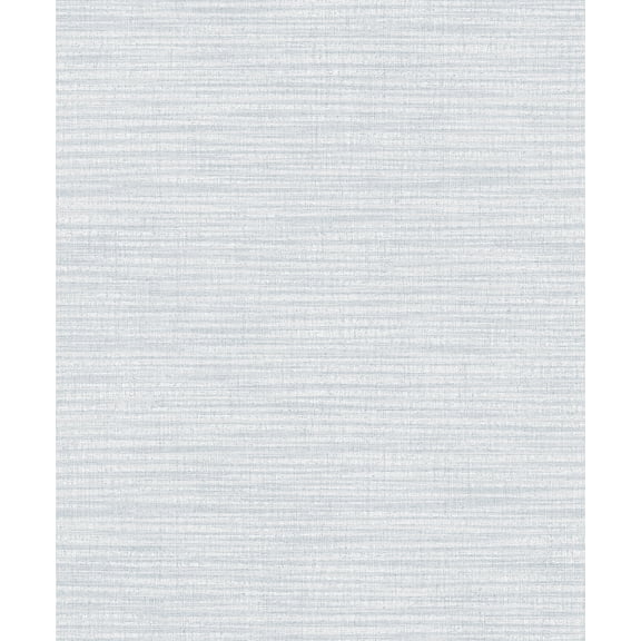 Advantage Zora Light Blue, Faux Linen Wallpaper 21-in by 33-ft