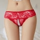 thumbnail image 2 of Gibobby Bragas Bikini Elásticas Ropa interior mujer Bragas encaje sexy Estiramiento Hipster Calzoncillos Ropa interior Señora Ropa interior （Rojo， XXL), 2 of 5