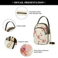 thumbnail image 4 of joogoo Women Cherry Flower Branch Chain Crossbody Bags Shoulder Handbag Phone Purse, 4 of 5
