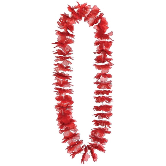 AMSCAN 40" Red Hawaiian Lei (1 Count)