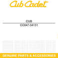 thumbnail image 5 of CUB CADET 647-04151 Manual Pto Lever LTX 1040 1042 1045 1046 1050KH 1046M, 5 of 8