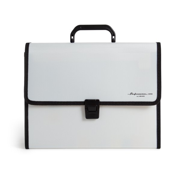 U BRANDS Performance Poly 26 Pocket Expandable File Folder, Gray, 4365U