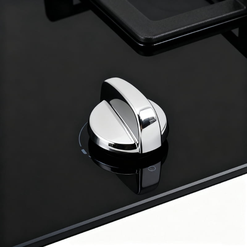 6 Pack Contemporary Gas Cooker Control Handle Replacement Multipurpose Compatibility ABS Strong Structure for Repairing
