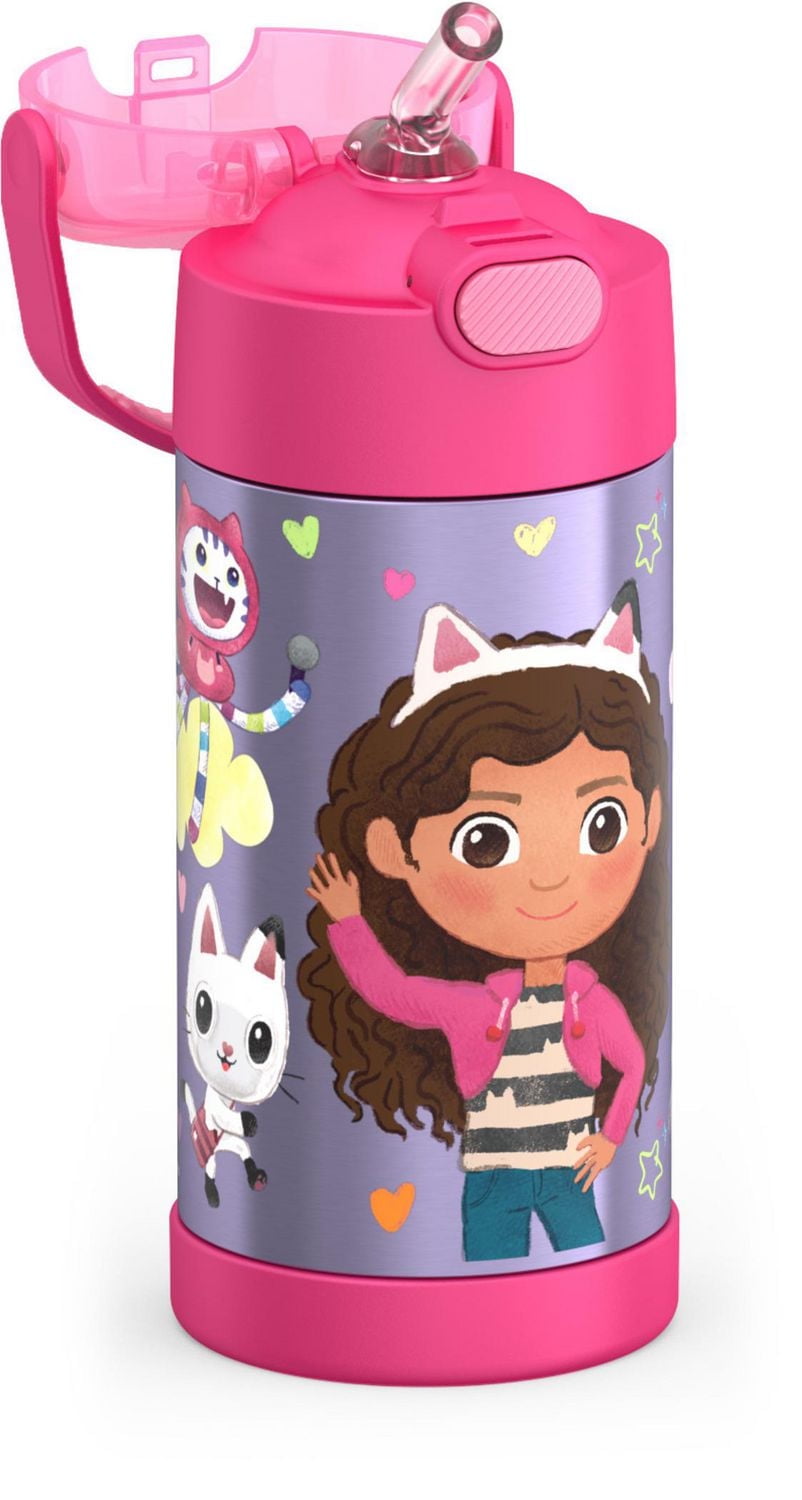 Thermos Funtainer 12 Oz Vacuum Insulated Straw Bottle, la Maison de Poupée de Gabby
