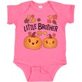 thumbnail image 3 of Inktastic Little Brother Pumpkins with Fall Leaves Boys Baby Bodysuit, 3 of 5