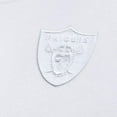 thumbnail image 4 of Women's Antigua  White Las Vegas Raiders Victory Crew Pullover Sweatshirt, 4 of 4