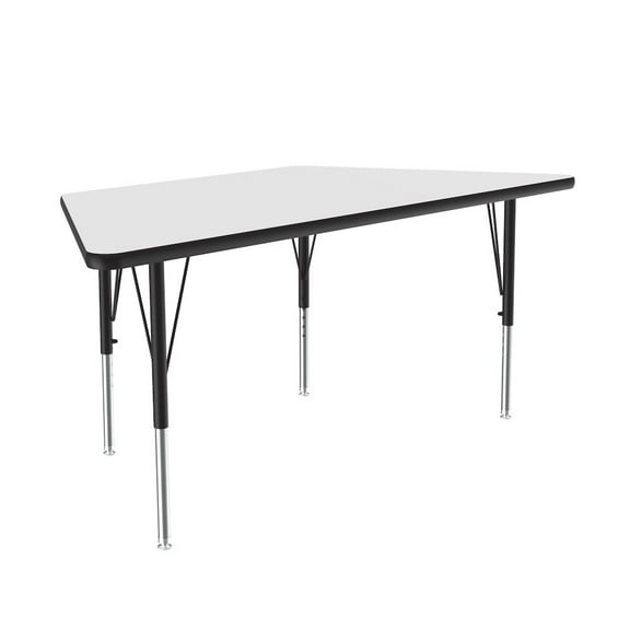 Correll 30x60" Wood Markerboard-Dry Erase - Activity Tables in Black/White