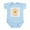 Sky Blue, variant on CafePress - Traverse City, Michigan Infant Bodysuit - Baby Light Bodysuit, Size Newborn - 24 Months