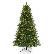 Mr. Christmas Alexa Compatible RGB Vermont Spruce LED Christmas Tree, Seven Foot Artificial Tree, 7' – A Certified for Humans Device