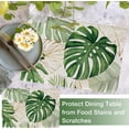 thumbnail image 4 of Spring Summer Palm Leaves Placemats Set of 4, Tropical Greenery Monstera Plant Dining Table Place Mats, Hawaii Seasonal Kitchen Decor Home Decoration 12 x 18 Inch, 4 of 5