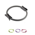 thumbnail image 4 of Sonducket Deporte entrenamiento adelgazamiento rueda de Yoga doble agarre Yoga Pilates anillo músculo ejercicio círculo cuerpo herramienta de Fitness Uniforme atlético negro 41.5 * 5.5 * 37 cm Sonducket JJ18944-01, 4 of 6