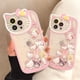 thumbnail image 2 of Fundas de teléfono con lentes KT para iPhone, carcasa suave a prueba de golpes, Hello Kitty, Sanrio, Kuromi, 13, 12, 11 Pro Max, XR, XS MAX, X, Y2k, chica, regalos Fivean unisex, 2 of 2