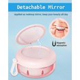 thumbnail image 1 of Denture Shower Box Leak Proof Portable Holder, Denture Cleaning Kit with Cleaning Brush Hook and Loop, Filter and Mirror, 1 of 4
