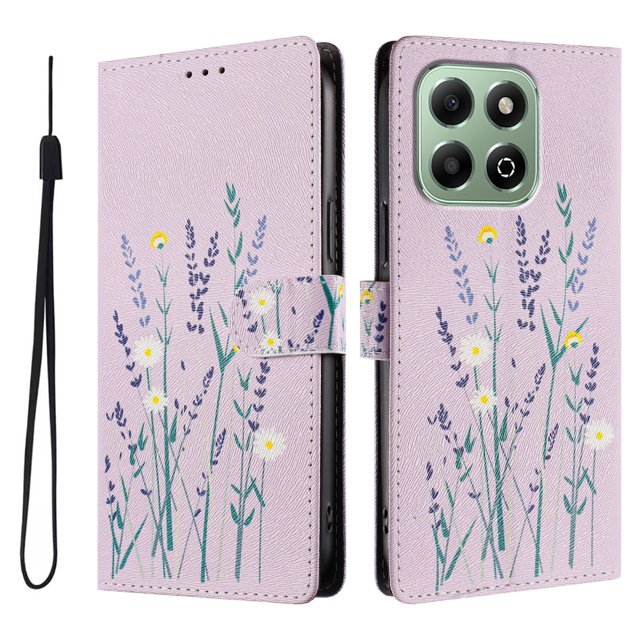 FOXDOCK Funda Tipo Cartera para Honor X6B con Soporte y Correa – Diseño de Patrones Lindos