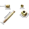 thumbnail image 2 of 10PCS Eccentric Hammer Nut Screw Locking Nut for Furniture Panel Connection, Cabinet Drawer, Cupboard, 2 of 5