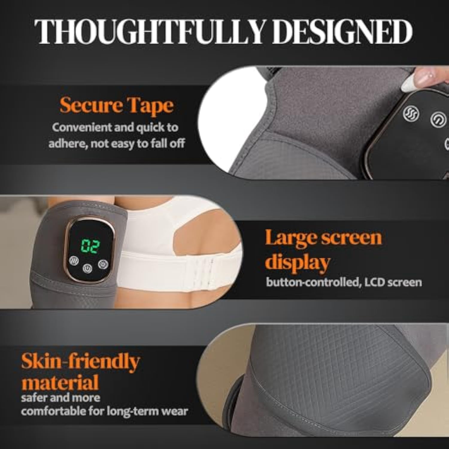 Foot Renew Triple Method Massager, Wireless Heated Foot & Ankle Wrap, Portable Foots Renew Massager(Ankle)