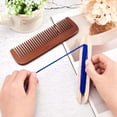 thumbnail image 3 of Weaving Tool Kit Including 1 Pc Wood Knitting Looms Shuttle and 1 Pc Wood Weaving Comb Loom Machine Accessories, 3 of 9