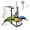 With a handheld fan, variant on Rechargeable Bird Seed Shell Separator, USB Charging Wooden Grain Sheller Machine with Fan, Automatic Seed Separator Tool for Macaws Parrot Sparrow Parakeet Conures (with a Handheld Fan)