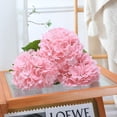 thumbnail image 4 of Orange Hydrangea Artificial Flowers Silk Flowers Fake Hydrangeas Real Touch Hydrangea Flowers for Wedding Party Office Home Decor (Orange), 4 of 5