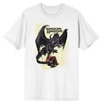 thumbnail image 6 of Dungeons & Dragons Black Dragon And Dice Men's White T-shirt-Large, 6 of 7